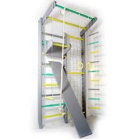 Drabinka gimnastyczna z siatką wspinaczkową 3E KOMBIK MAXI COLOR 8 sosna